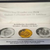 Сребърни юбилейни медали Das Wunder von Bern, 50г, снимка 9 - Нумизматика и бонистика - 44290953