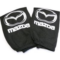 Автомобилни калъфки за наглавници (2бр. К-Т) За Mazda Мазда / Черни Универсален и Еластичен Модел, снимка 1 - Аксесоари и консумативи - 40956721