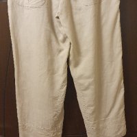 Качествен дамски панталон лен,ХЛ, снимка 1 - Панталони - 42198774