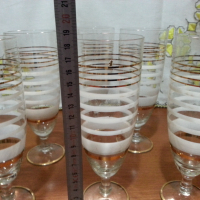 Стари стъклени чаши , снимка 7 - Антикварни и старинни предмети - 44783935