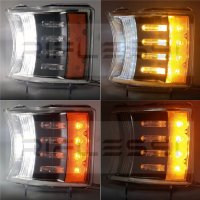 1 бр. 12W DRL дневна светлина + ЛЕД LED мигач за СКАНИЯ Scania R 2008+, снимка 2 - Аксесоари и консумативи - 35898556