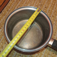 Тиган с медно дъно и мерителна чаша, снимка 11 - Съдове за готвене - 36142584