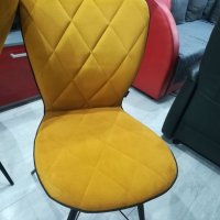 Жълти трапезни столове - 2броя, снимка 7 - Столове - 39184135