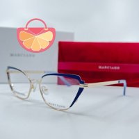 MARCIANO BY GUESS 🍊 Дамски рамки за очила CAT EYE "GOLD & BLUE" нови с кутия, снимка 6 - Слънчеви и диоптрични очила - 39852508