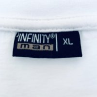 Голяма бяла тениска INFINITY MAN, снимка 4 - Тениски - 41269756