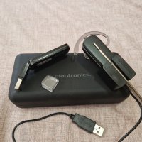 Безжична слушалка Plantronics d100a + USB адаптер, снимка 4 - Слушалки за компютър - 41754742