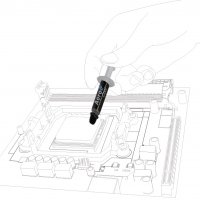 AeroCool термо паста Thermal compound Baraf 1g - ACTG-NA21210.01, снимка 3 - Други - 35973623