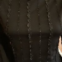 Дамска черна Блузка, снимка 2 - Блузи с дълъг ръкав и пуловери - 32111283