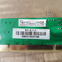 Звукова карта Gembird SC-5.1-1 PCI, снимка 8 - Други - 36164481