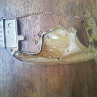 Стар български сувенир гондола със снимка от плажа и термометър, снимка 3 - Други ценни предмети - 38782692