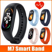 Фитнес гривна M7 Pro, Smart Band M7, Кръвно налягане, Сатурация и сърдечен ритъм,спорт, снимка 4 - Смарт часовници - 41020588