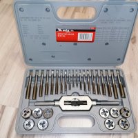 Комплект метчици и плашки 31 части  на  немската марка MTX, снимка 1 - Други инструменти - 34408934