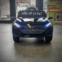 ТОП ЦЕНА!НОВО!Акумулаторен джип Mercedes EQA с 12V батерия,EVA гуми,кожена седалка, снимка 3 - Детски велосипеди, триколки и коли - 39598432