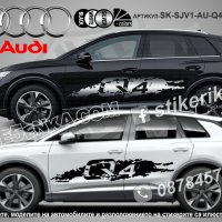 Audi ALLROAD стикери надписи лепенки фолио SK-SJV1-AU-AL, снимка 5 - Аксесоари и консумативи - 43626057