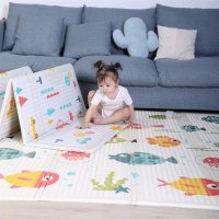 Двулицева детска постелка за игра с размери 2 х 1.8 м., снимка 15 - Мебели за детската стая - 39992434