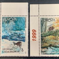 1991. Грузия 1999 ~ “ Фауна. EUROPA stamps : Природни резервати и паркове.”, **, MNH, снимка 1 - Филателия - 44443296