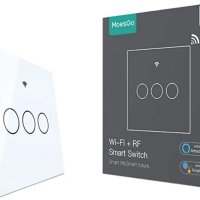 MoesGo WiFi Smart Touch Стенен превключвател за осветление , снимка 1 - Друга електроника - 40851589