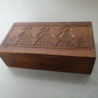 Дървена кутия 12.5 х 6.5 h 3.5 см. , снимка 1 - Други стоки за дома - 35850472