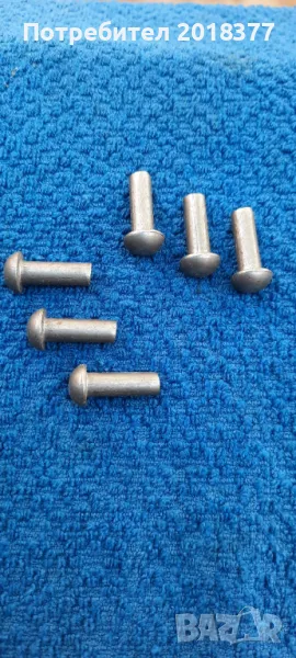 Нитове RIBATTINI- TT  6x18/6х28mm - метални нитове/ полукръгла глава, снимка 1