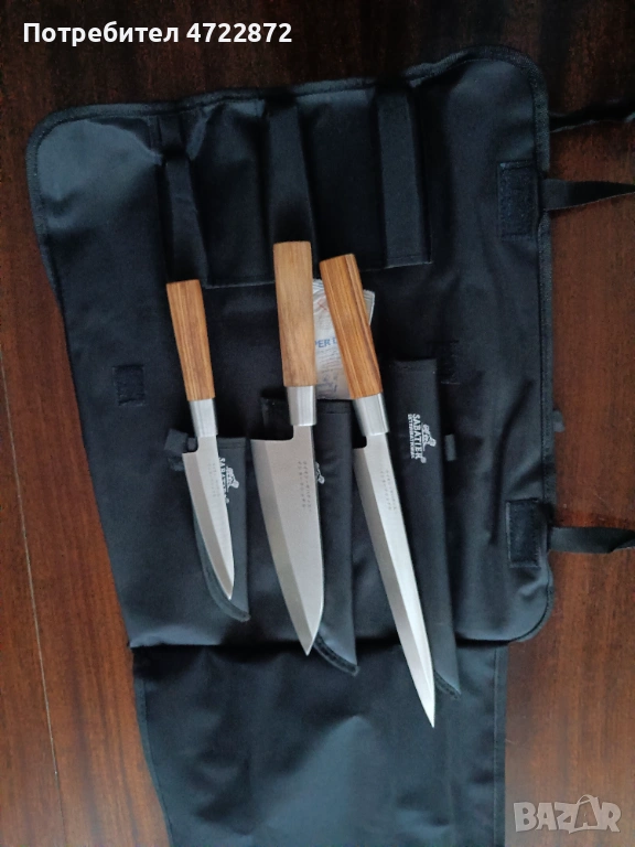 Японски ножове Sabatier комплект 3 ножа, снимка 1