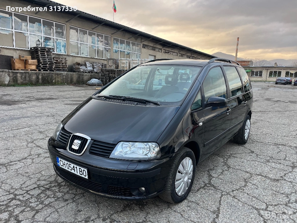 Seat Alhambra 2.0 газ,7 места,клима, снимка 1