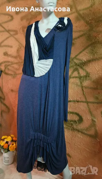 ИНТЕРЕСНА, СИНЯ РОКЛЯ ХЛ, снимка 1
