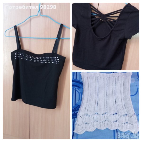 Късо бюстие къс топ 3 бр. за 12 лв, снимка 1