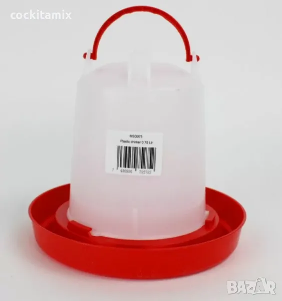 Поилка за гълъби и кокошки - 0.75мл, снимка 1