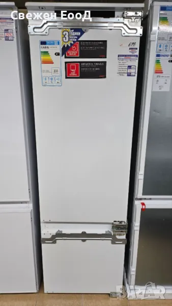Хладилник с фризер за вграждане AEG SCE818E9ZC, снимка 1