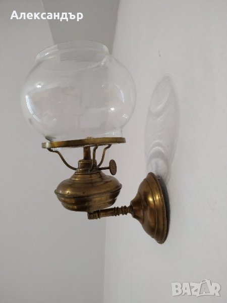 месингова газена лампа, снимка 1
