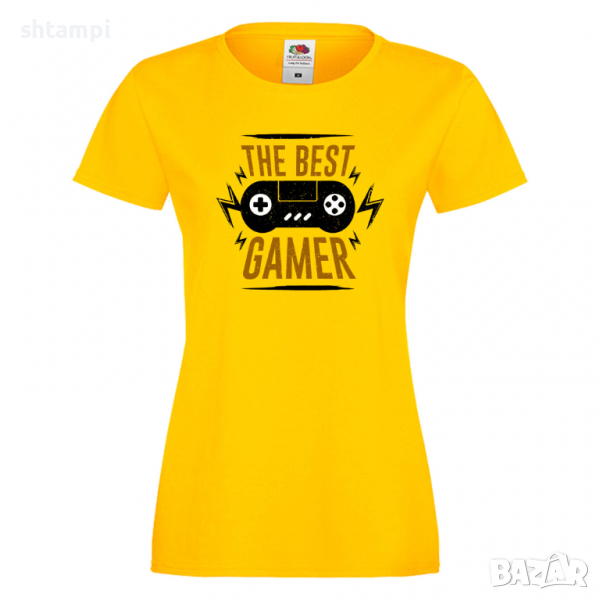 Дамска тениска The Best Gamer, снимка 1