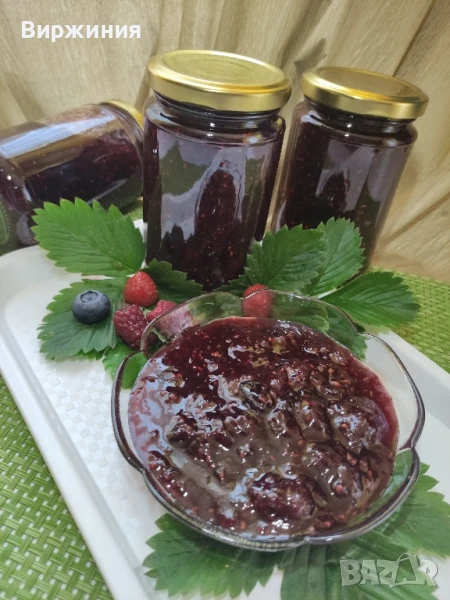 Сладко от ягода+малина+боровинка (микс), снимка 1