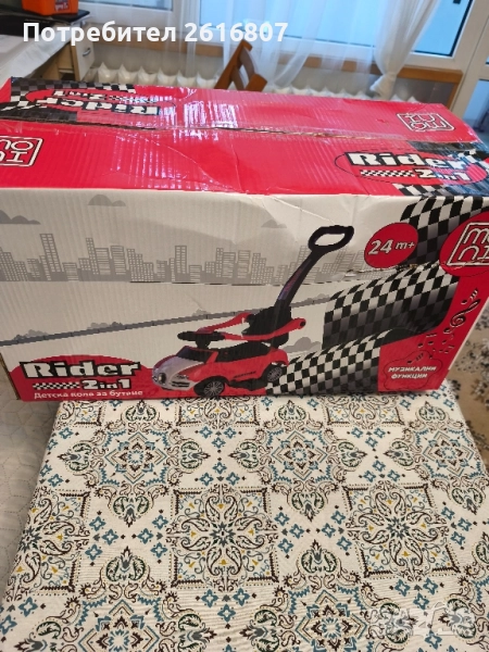 Детска кола за бутане Мони, снимка 1