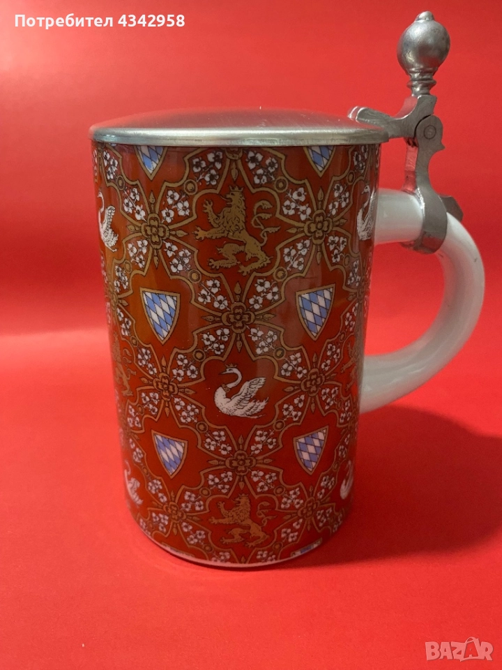 Vintage.Немска бирена чаша., снимка 1