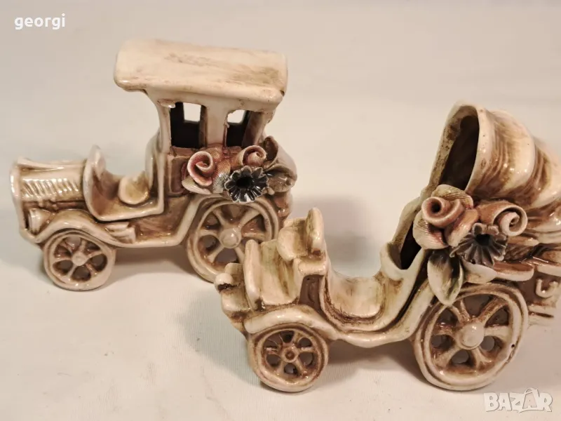 керамични фигури файтони Capodimonte стил 24/5, снимка 1