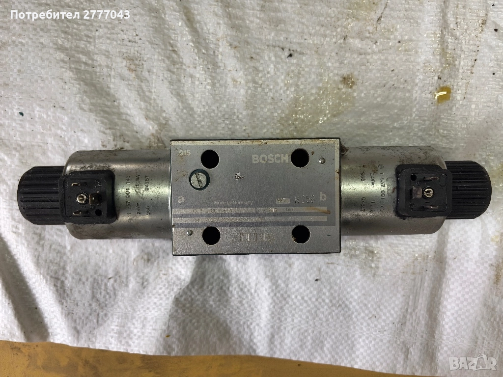 Хидравличен вентил BOSCH Rexroth 0810001845 / 081WV10P1V1091WS024/00D0 – шприцмашина ARBURG, снимка 1