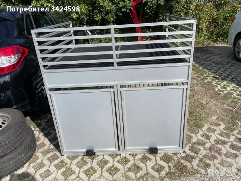 Алуминиева транспортна клетка за куче, снимка 1