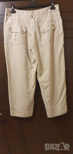 Качествен дамски панталон лен,ХЛ, снимка 1
