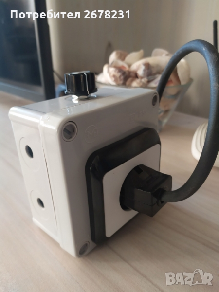 Регулатор на обороти до 3kW 220V за битови ел. двигатели или димер 4kW, снимка 1