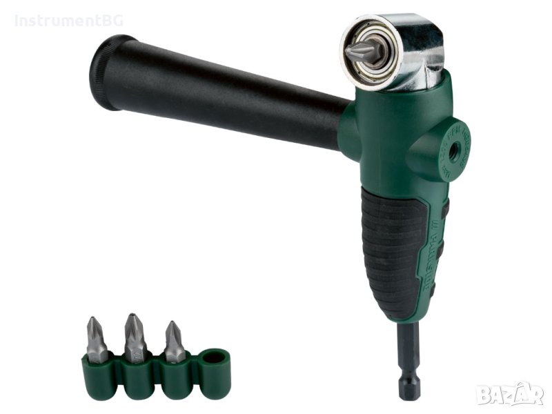 Ъглова приставка за пробиване / завинтване PARKSIDE® 1/4" битове /PH1 / PH2 / PZ1 / PZ2/ - 6 части, снимка 1