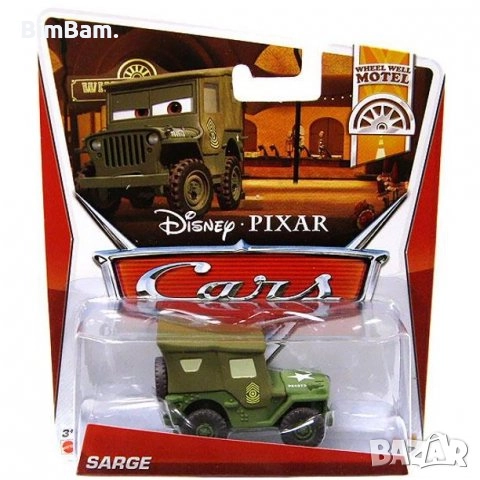 Количка Cars 2 Sarge / Disney / Pixar, снимка 1