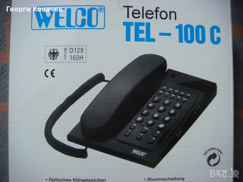 Стационарен телефон WELCO TEL-100C, снимка 1