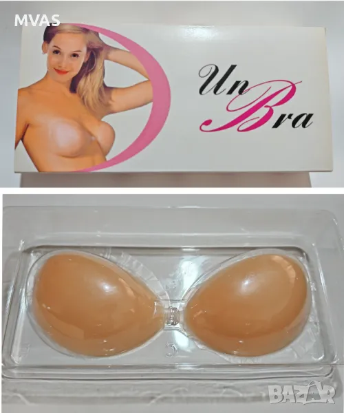 Нов силиконов сутиен Силиконова подплънка за малки гърди чашка B , снимка 1