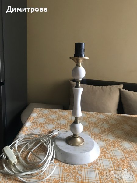 Лампион /нощна лампа/ от мрамор, снимка 1