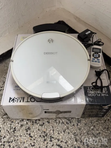 Прахосмукачка Робот Ecovacs Deebot DM82 – Мощно Засмукване, 4 Режима, 2600mAh + Дистанционно!, снимка 1