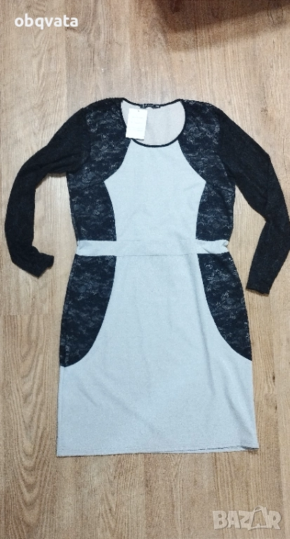НОВА Дамска рокля с дълъг ръкав , снимка 1