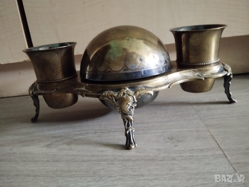 Съд за хайвер ,сладко арт деко, снимка 1