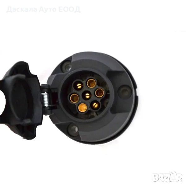 Розетка 7 пин, букса за ремарке 12V/24V, снимка 1