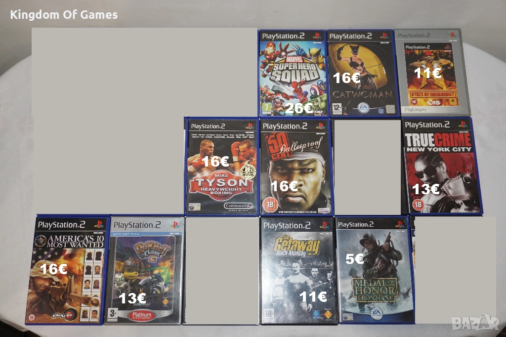Игри за PS2 Marvel Super Hero Squad/Catwoman/Mike Tyson/America's 10 Most Wanted, снимка 1