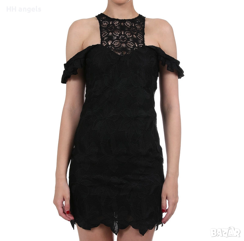 Guess елегантна черна рокля, снимка 1